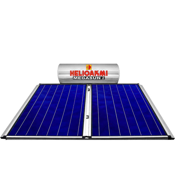 HELIOAKMI MEGASUN 2 Ηλιακός Θερμοσίφωνας Glass 160lt Διπλής Ενέργειας - 3τ.μ. Επιλεκτικός